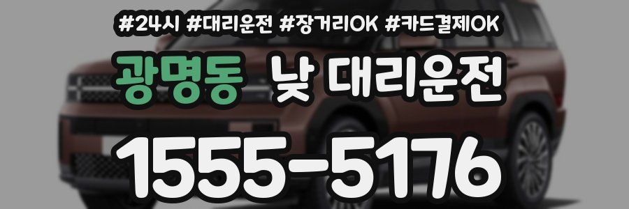 광명동 낮 대리운전