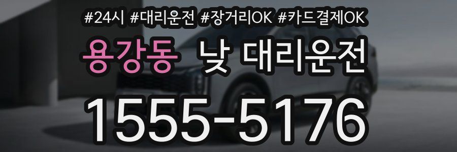 용강동 낮 대리운전