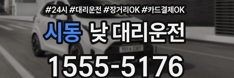 시동 낮 대리운전