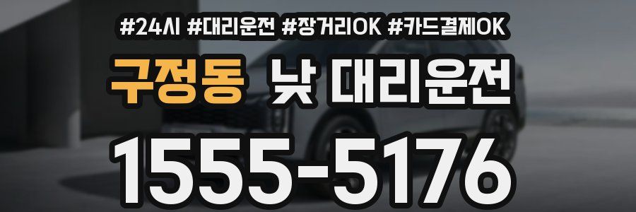 구정동 낮 대리운전
