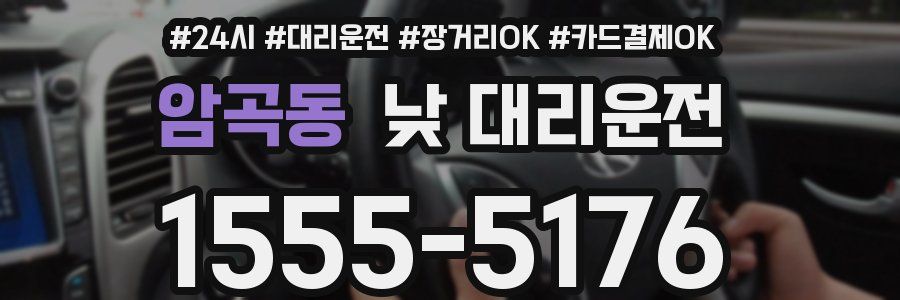 암곡동 낮 대리운전