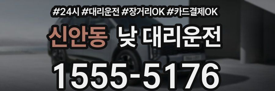 신안동 낮 대리운전