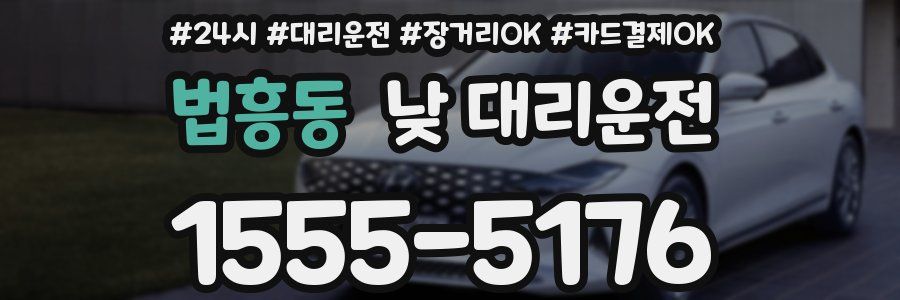 법흥동 낮 대리운전
