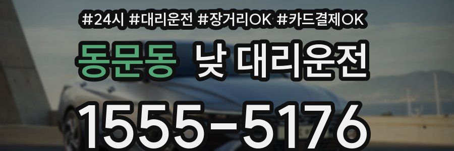 동문동 낮 대리운전