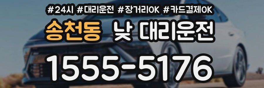송천동 낮 대리운전