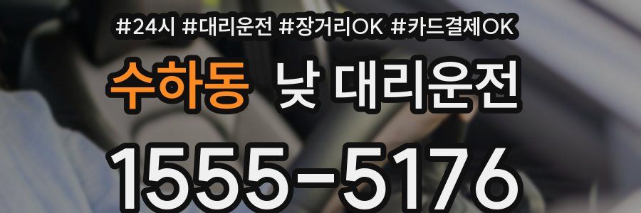 수하동 낮 대리운전