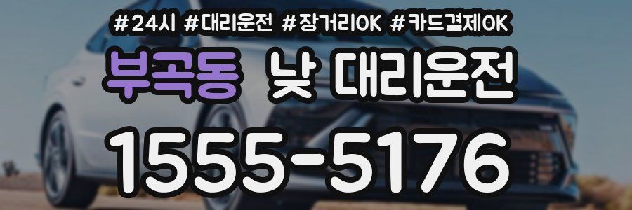 부곡동 낮 대리운전