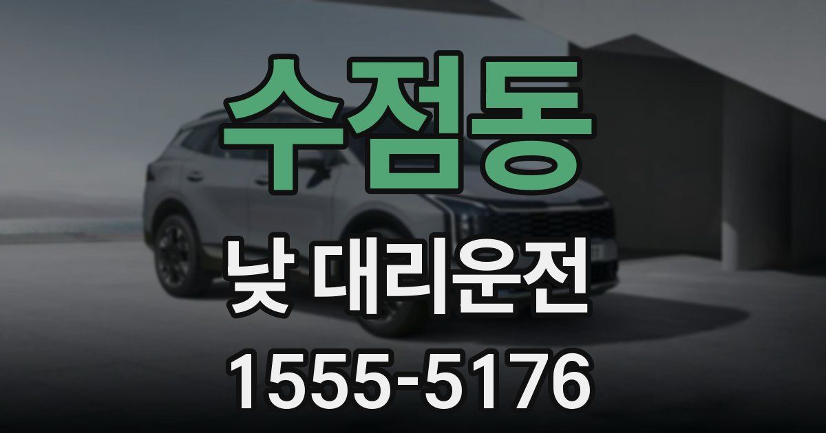수점동 낮 대리운전