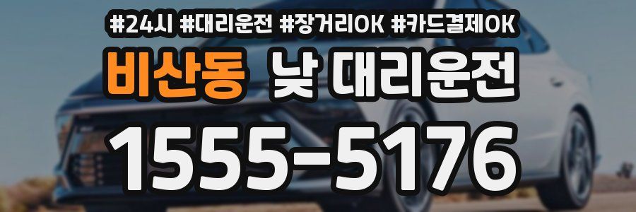 비산동 낮 대리운전