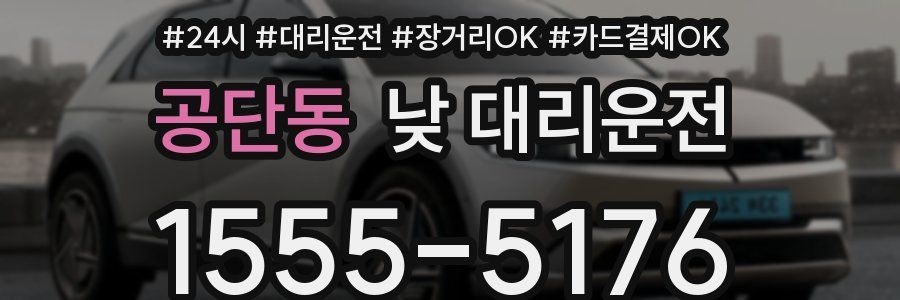 공단동 낮 대리운전