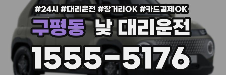 구평동 낮 대리운전
