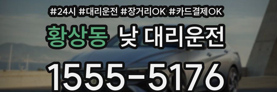 황상동 낮 대리운전