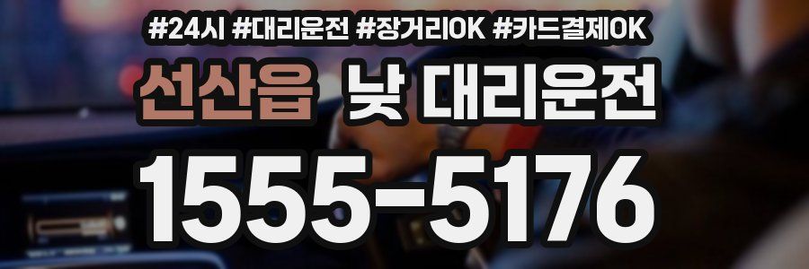 선산읍 낮 대리운전