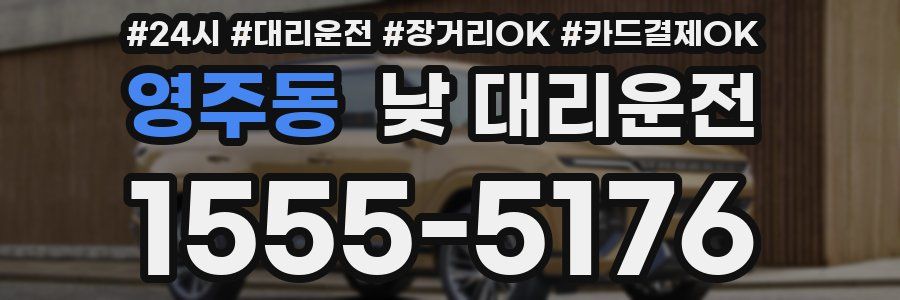 영주동 낮 대리운전