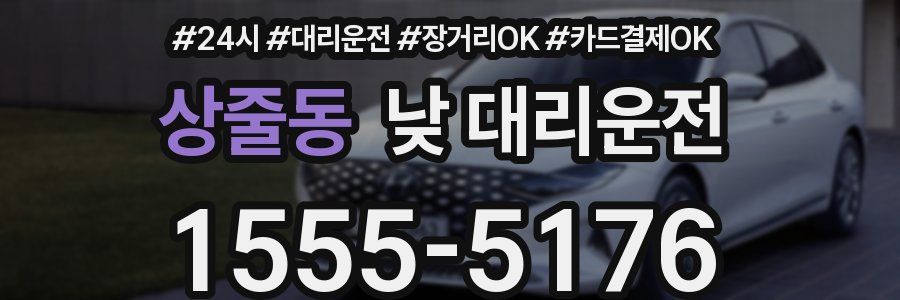 상줄동 낮 대리운전