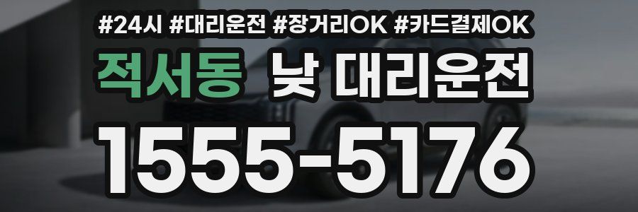 적서동 낮 대리운전