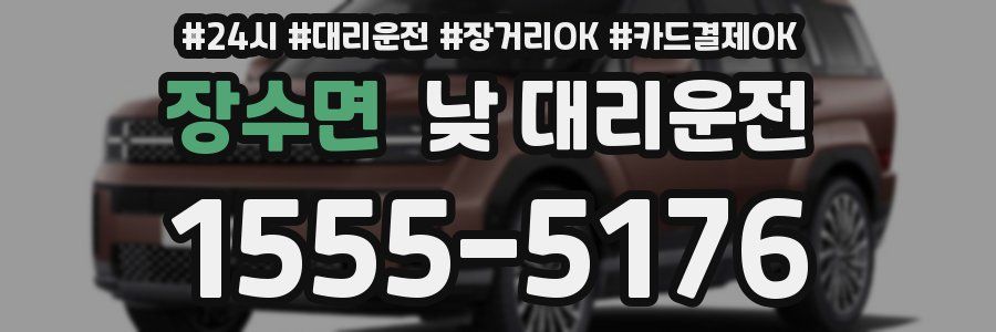 장수면 낮 대리운전