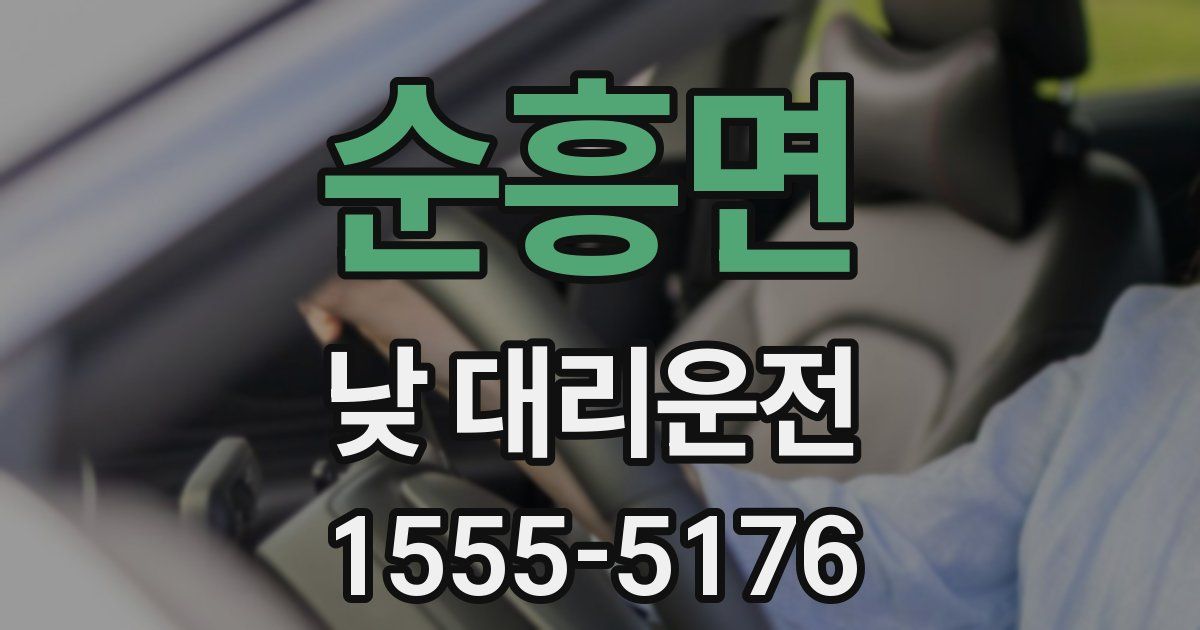 순흥면 낮 대리운전