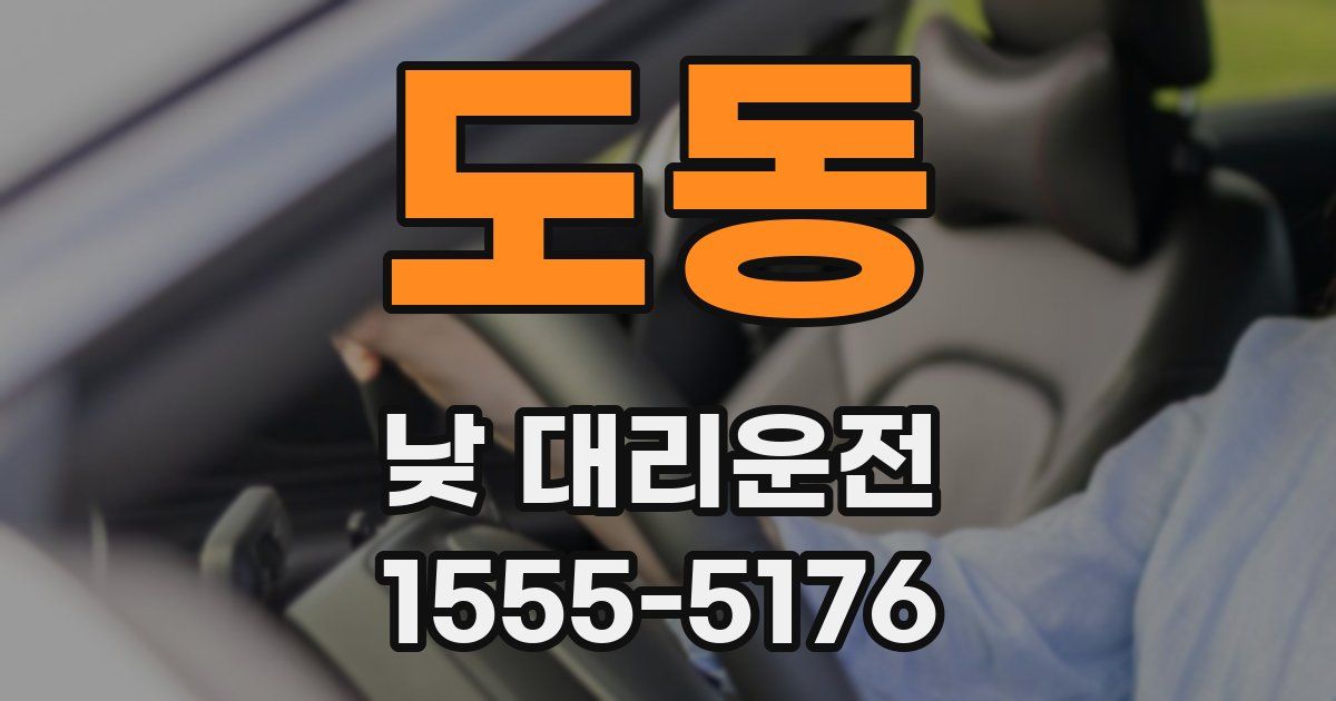 도동 낮 대리운전