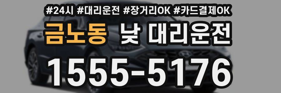 금노동 낮 대리운전