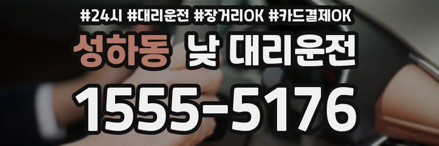 성하동 낮 대리운전