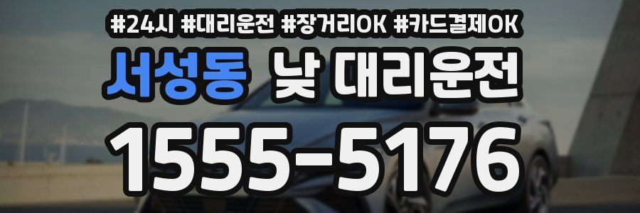 서성동 낮 대리운전