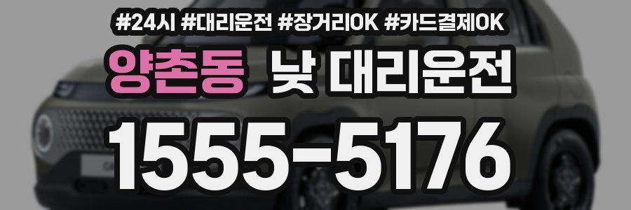 양촌동 낮 대리운전