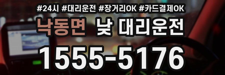 낙동면 낮 대리운전