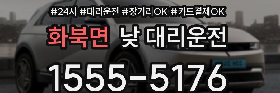 화북면 낮 대리운전