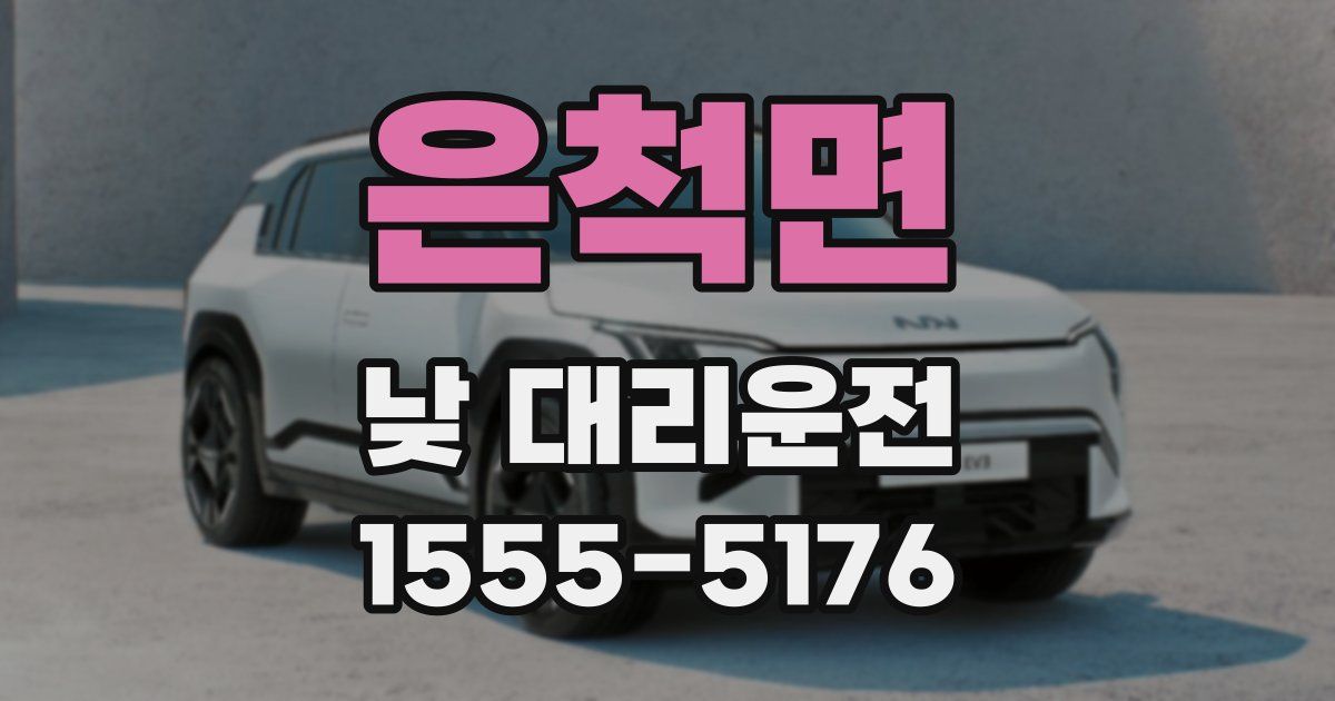 은척면 낮 대리운전