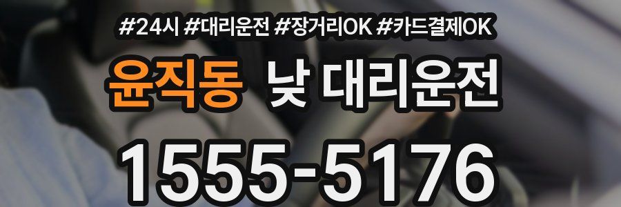 윤직동 낮 대리운전