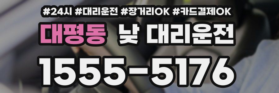 대평동 낮 대리운전