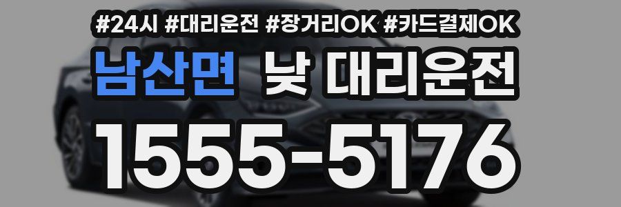 남산면 낮 대리운전