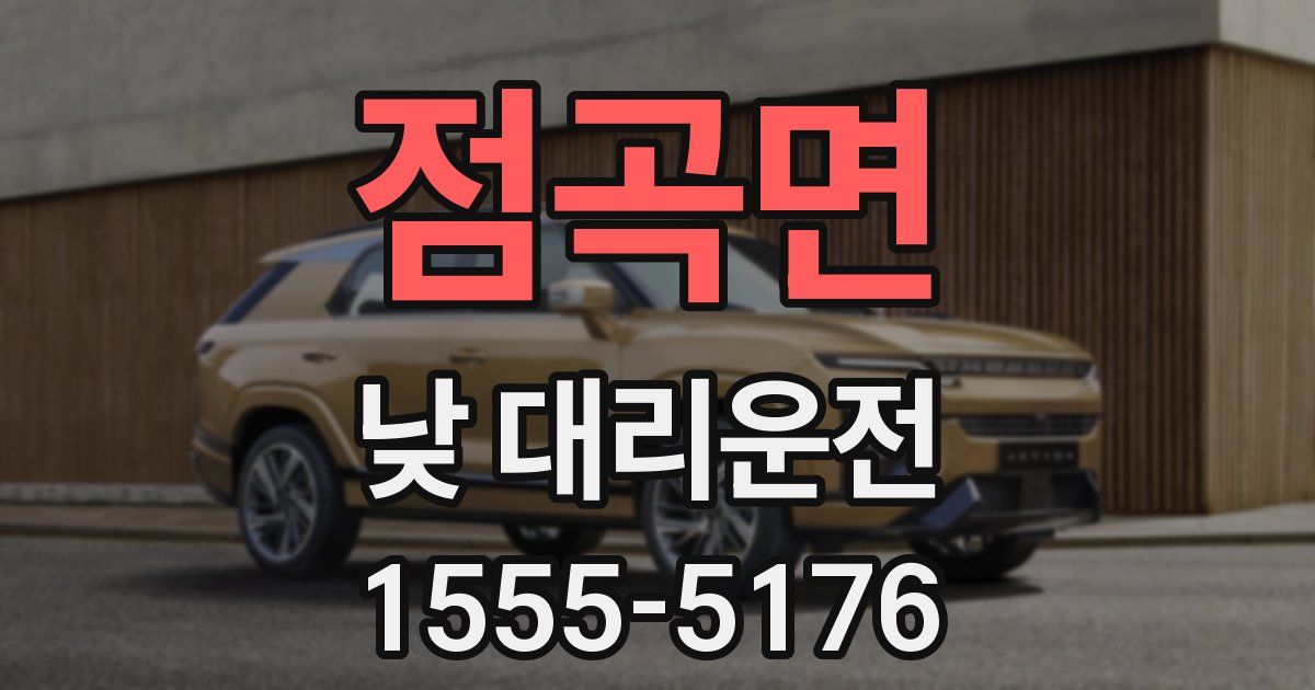 점곡면 낮 대리운전