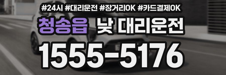 청송읍 낮 대리운전