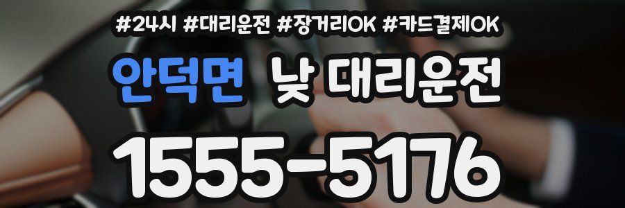 안덕면 낮 대리운전