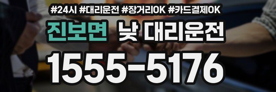 진보면 낮 대리운전