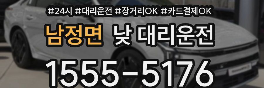 남정면 낮 대리운전