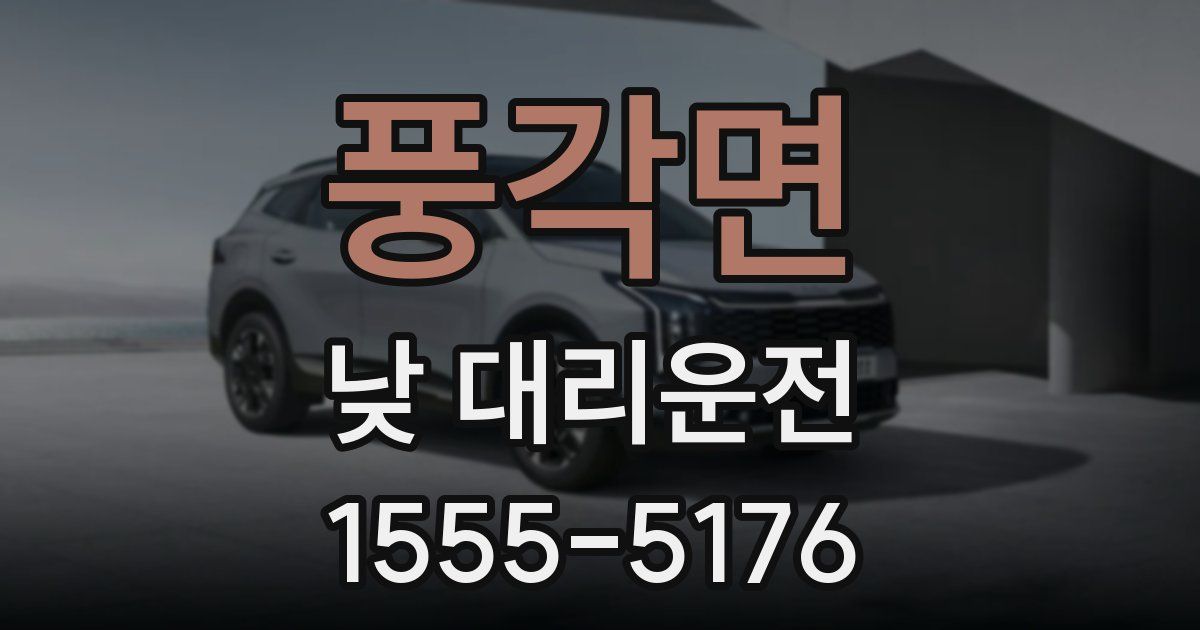 풍각면 낮 대리운전