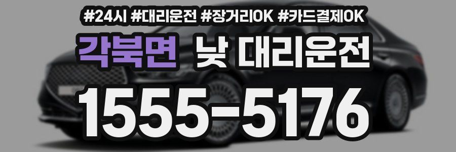 각북면 낮 대리운전