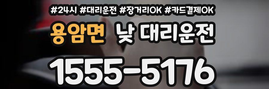 용암면 낮 대리운전