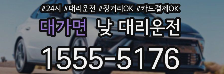 대가면 낮 대리운전