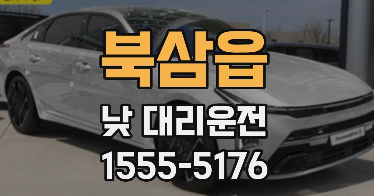 북삼읍 낮 대리운전