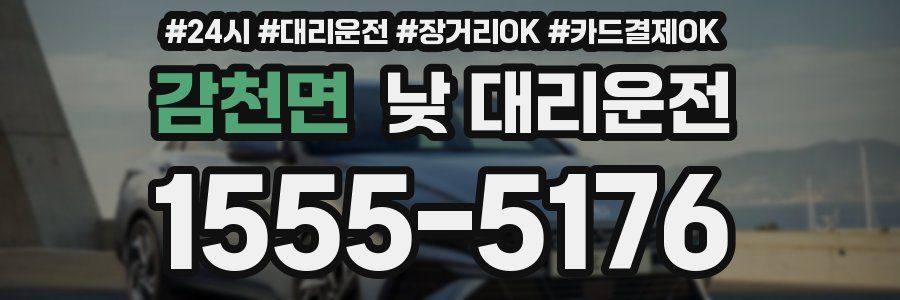 감천면 낮 대리운전