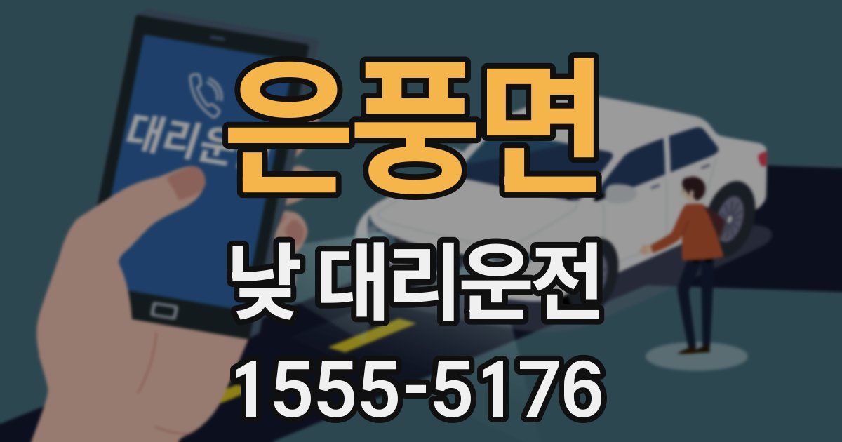 은풍면 낮 대리운전