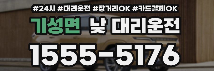기성면 낮 대리운전