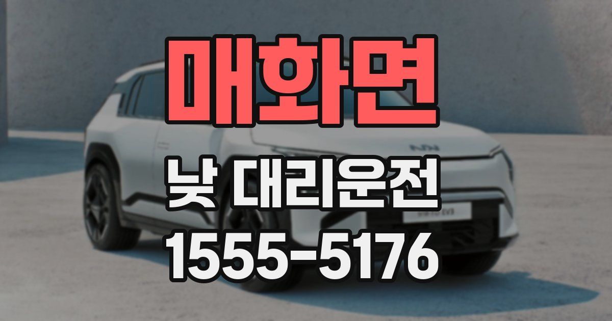 매화면 낮 대리운전