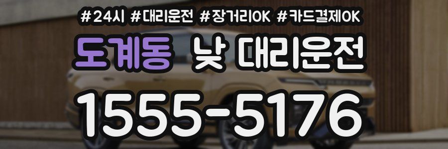 도계동 낮 대리운전