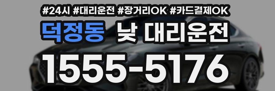 덕정동 낮 대리운전
