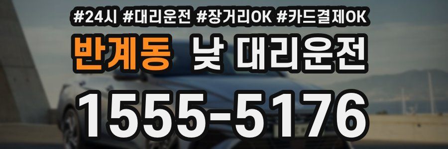 반계동 낮 대리운전